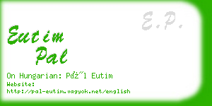 eutim pal business card